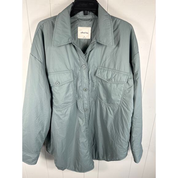 Aritzia Wilfred Free The Ganna™ Insulated Jacket in Melancholic Blue. Size XL - Picture 4 of 6